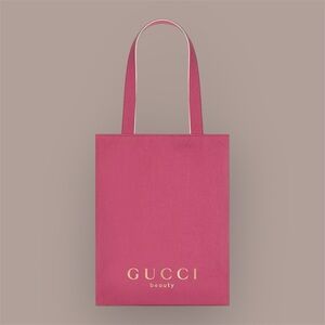 Hot-Pink Gucci Beauty (Reversible) Shoulder-Tote Bag